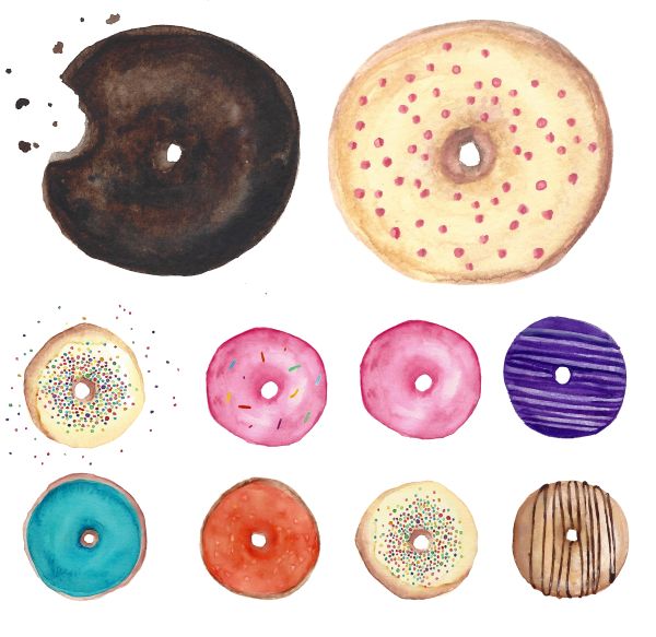 甜甜圈 PNG免抠图透明素材 16设计网编号:97489