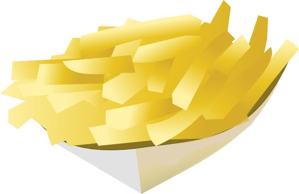 薯条 PNG透明元素免抠图素材 16素材网编号:21933