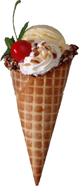 冰淇淋PNG透明背景免抠图元素 16图库网编号:5089