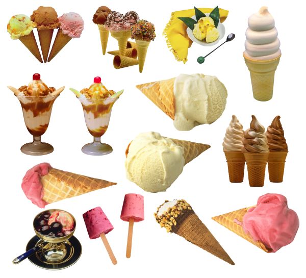 冰淇淋PNG透明背景免抠图元素 16图库网编号:98146