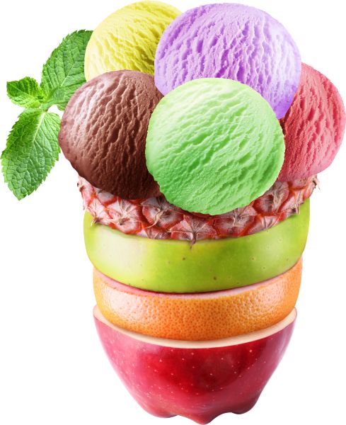 冰淇淋PNG透明背景免抠图元素 16图库网编号:98179