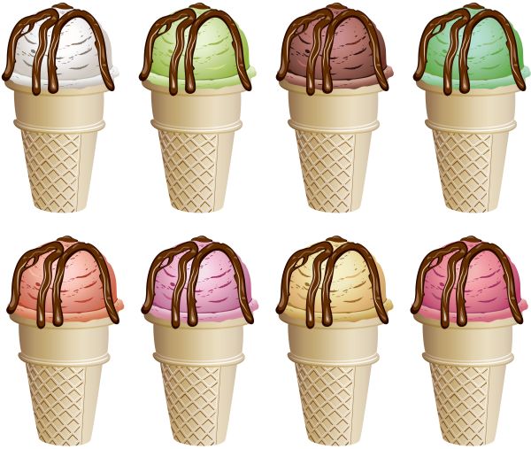 冰淇淋PNG透明元素免抠图素材 16素材网编号:98212
