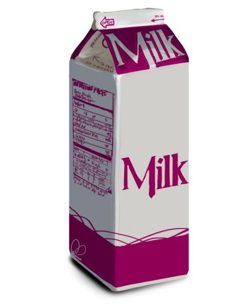 牛奶盒 PNG透明背景免抠图元素 16图库网编号:12746