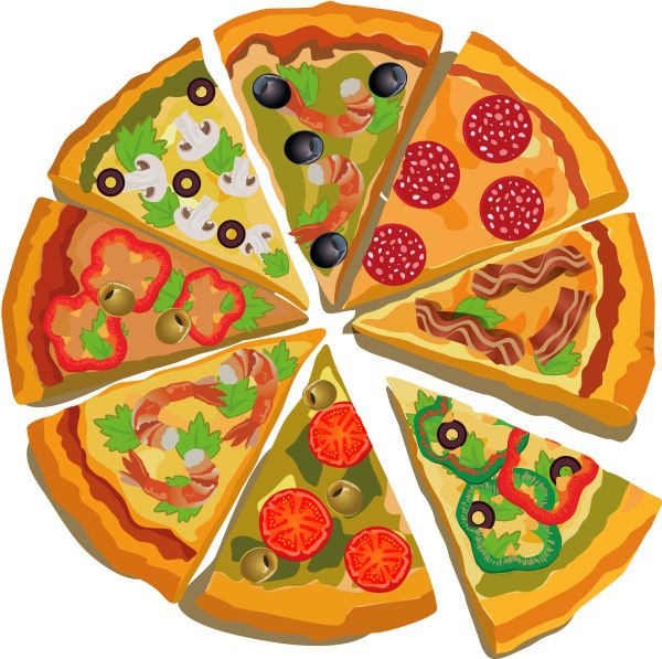 披萨PNG透明背景免抠图元素 16图库网编号:44006