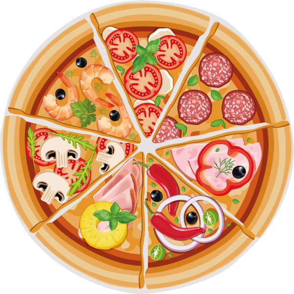 披萨PNG透明背景免抠图元素 16图库网编号:44009