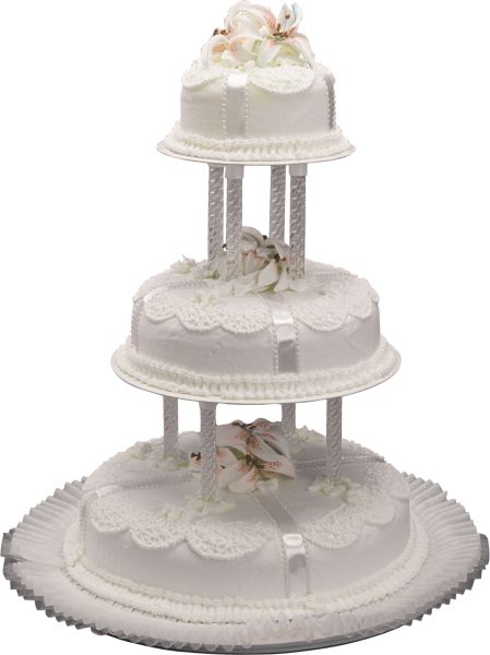 婚礼蛋糕PNG透明元素免抠图素材 16素材网编号:19467