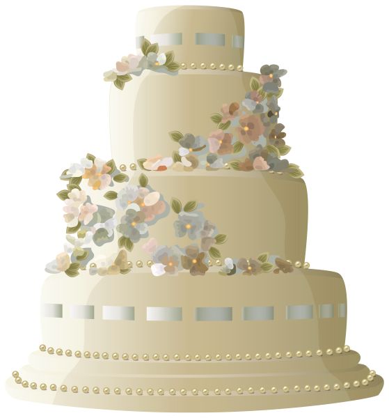 婚礼蛋糕PNG透明背景免抠图元素 16图库网编号:98991