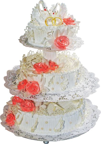 婚礼蛋糕PNG透明元素免抠图素材 16素材网编号:98995