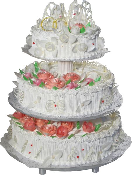 婚礼蛋糕PNG透明元素免抠图素材 16素材网编号:98996