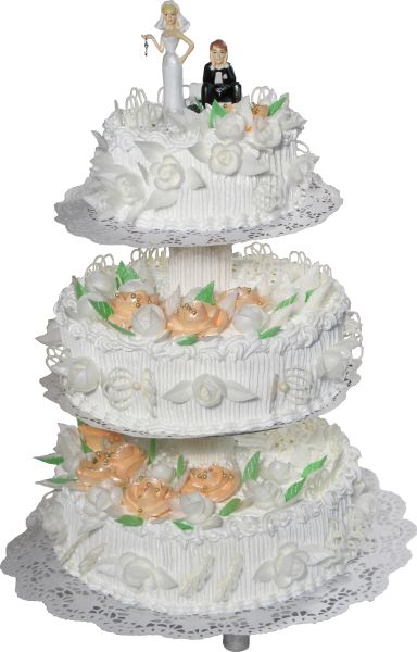 婚礼蛋糕PNG透明元素免抠图素材 16素材网编号:99004