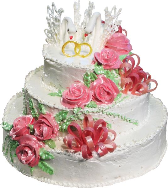 婚礼蛋糕PNG透明元素免抠图素材 16素材网编号:99005