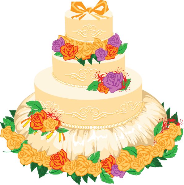 婚礼蛋糕PNG透明背景免抠图元素 16图库网编号:99011