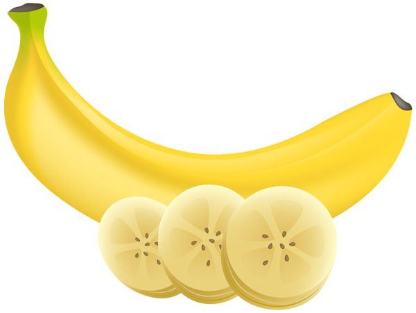 香蕉切片PNG免抠图透明素材 普贤居素材编号:104244