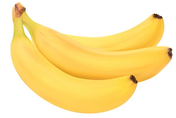 3个黄香蕉PNG透明元素免抠图素材 16素材网编号:104246