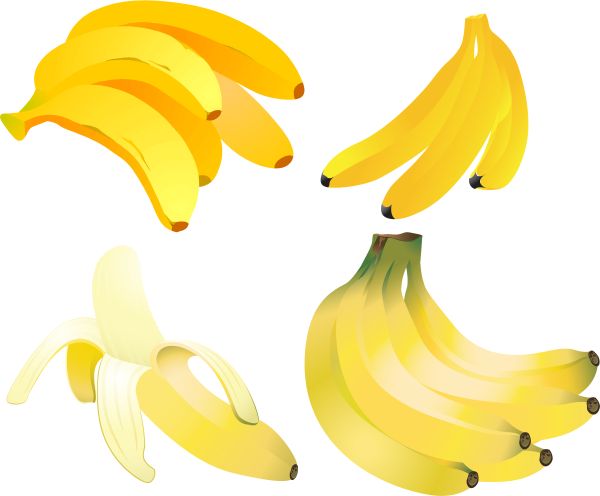 香蕉 PNG透明元素免抠图素材 16素材网编号:104258
