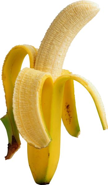 新鲜香蕉PNG透明背景免抠图元素 素材中国编号:823