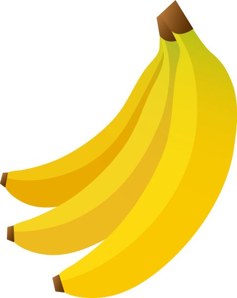 黄色香蕉PNG透明背景免抠图元素 素材中国编号:852