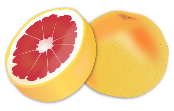 葡萄柚 PNG透明背景免抠图元素 16图库网编号:15242