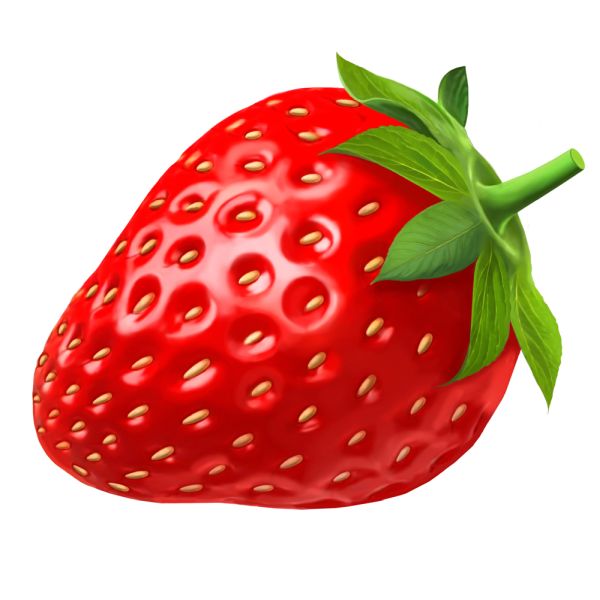 大红草莓PNG免抠图透明素材 素材天下编号:2595