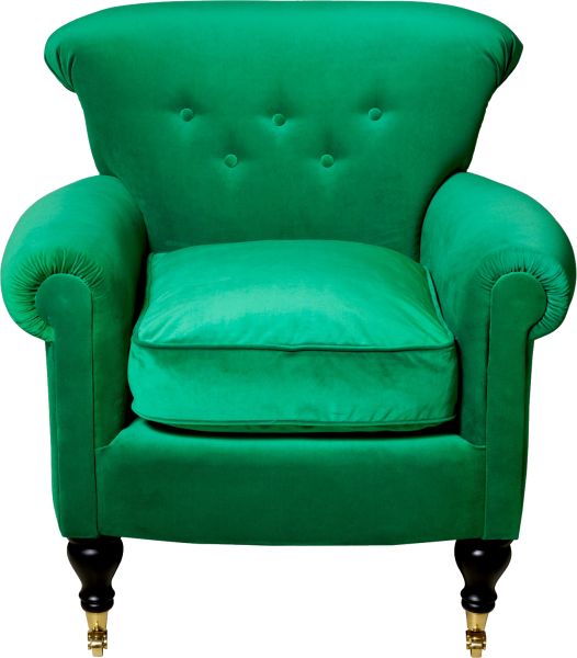 绿色扶手椅PNG免抠图透明素材 素材中国编号:7025