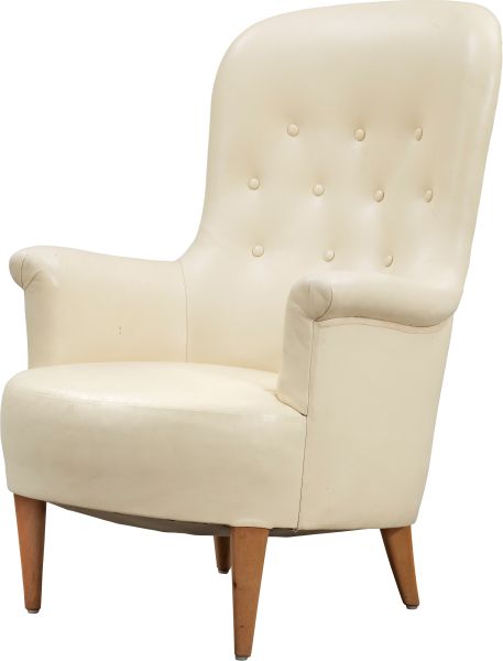 白色扶手椅PNG免抠图透明素材 16设计网编号:7063