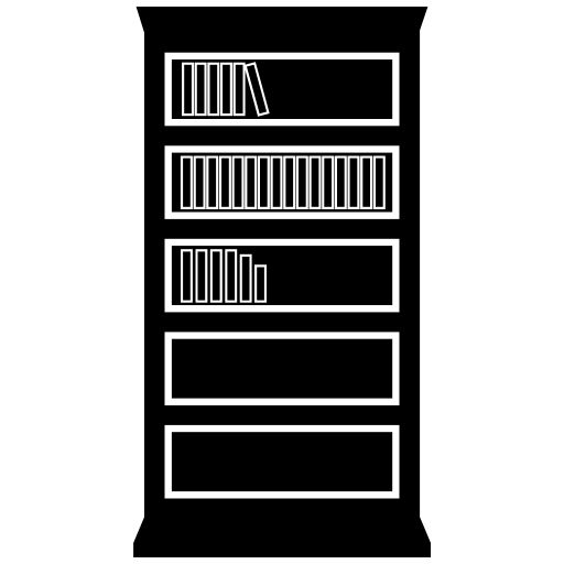 书架 书柜 PNG免抠图透明素材 16设计网编号:107101