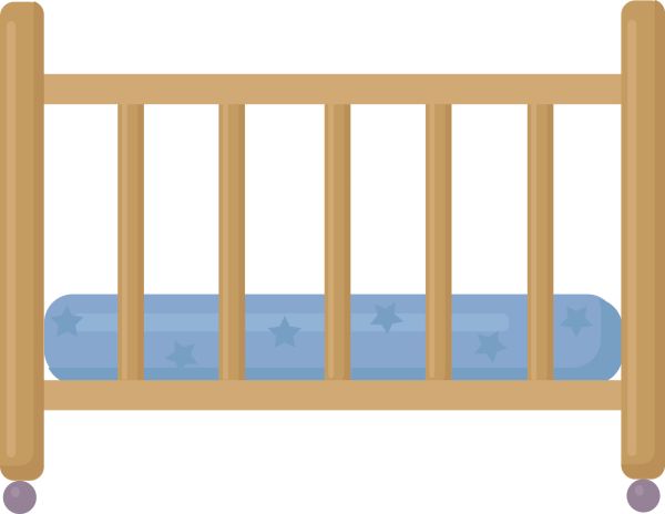 婴儿床 婴儿床 PNG免抠图透明素材 16设计网编号:106554