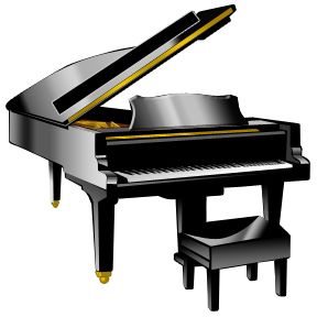 钢琴PNG免抠图透明素材 16设计网编号:10882