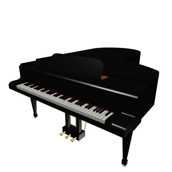 钢琴PNG免抠图透明素材 16设计网编号:10883