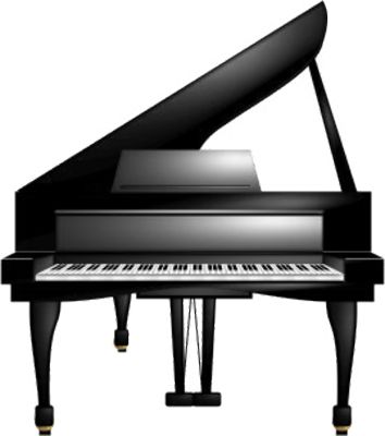 钢琴PNG透明元素免抠图素材 16素材网编号:10885