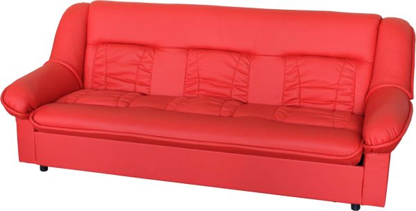 红色沙发PNG免抠图透明素材 普贤居素材编号:6935