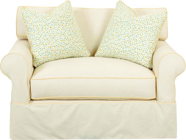 白色沙发PNG免抠图透明素材 16设计