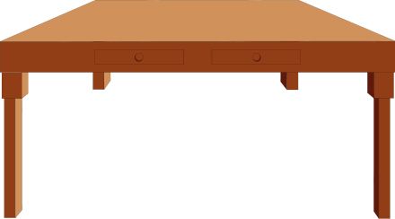 木桌PNG免抠图透明素材 16设计网编号:7004