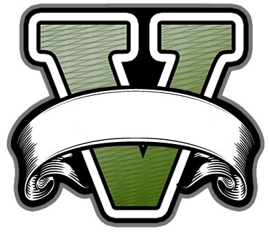 GTA 5 logo PNG透明背景免抠图元素 16图库网编号:92352