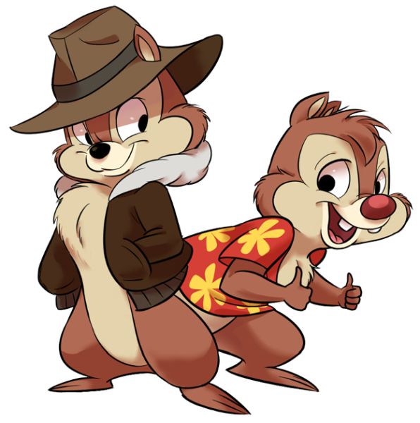 Chip and Dale PNG免抠图透明素材 普贤居素材编号:57405