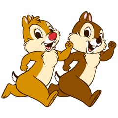 Chip and Dale PNG免抠图透明素材 素材中国编号:57409
