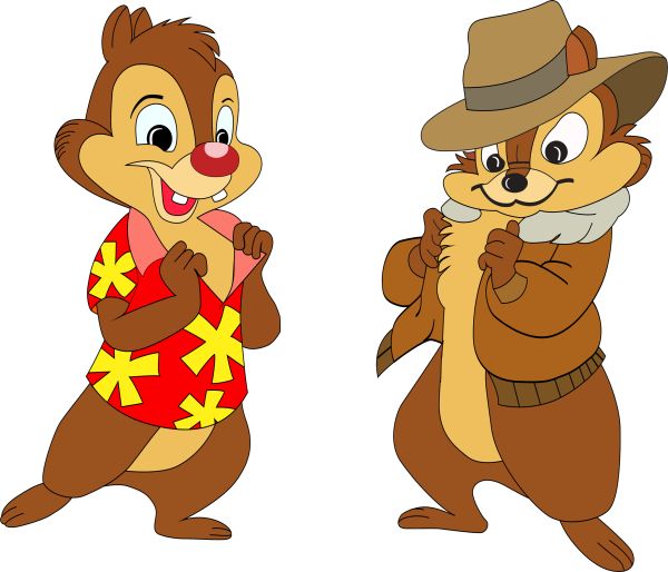 Chip and Dale PNG免抠图透明素材 素材中国编号:57377