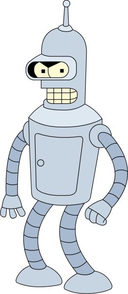 Futurama Bender PNG免抠图透明素材 16设计网编号:31213