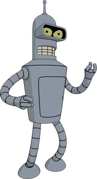 Futurama Bender PNG免抠图透明素材 16设计网编号:31215