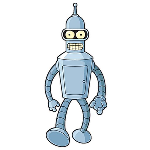 Futurama Bender PNG免抠图透明素材 16设计网编号:31216