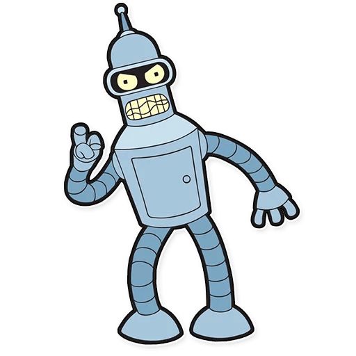 Futurama Bender PNG免抠图透明素材 16设计网编号:31220