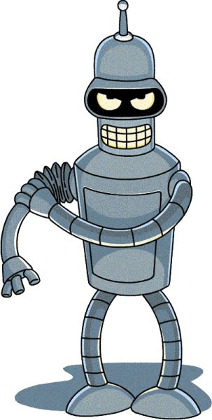 Futurama Bender PNG免抠图透明素材 16设计网编号:31222