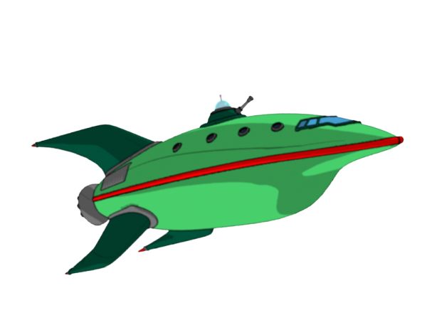 Futurama船PNG免抠图透明素材 16设计网编号:31228