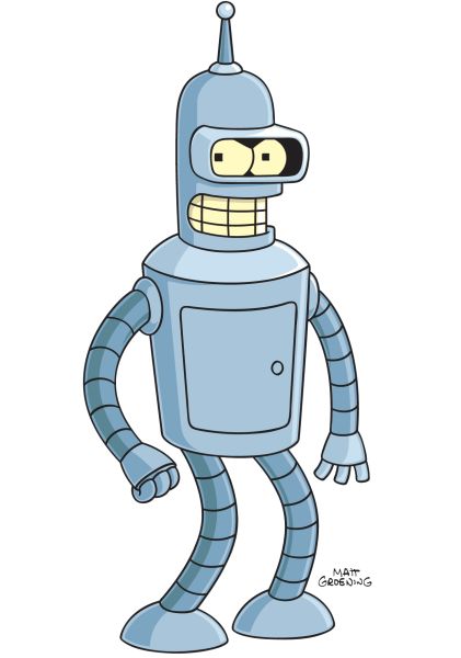 Futurama Bender PNG免抠图透明素材 16设计网编号:31233