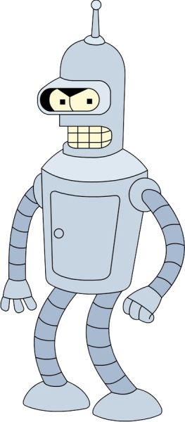 Futurama Bender PNG免抠图透明素材 16设计网编号:31201