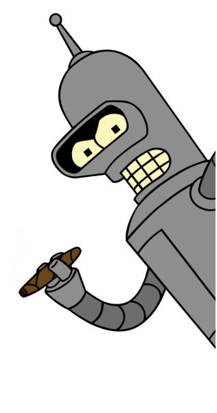 Futurama Bender PNG透明背景免抠图元素 16图库网编号:31265