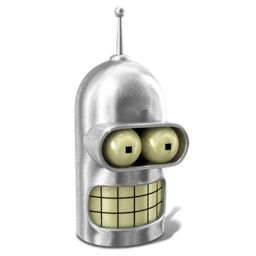 Futurama Bender PNG免抠图透明素材 16设计网编号:31270