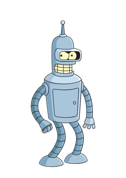 Futurama Bender PNG透明背景免抠图元素 16图库网编号:31271