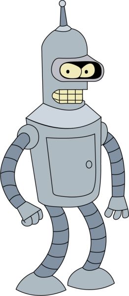 Futurama Bender PNG免抠图透明素材 16设计网编号:31274
