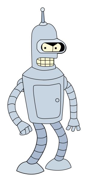 Futurama Bender PNG免抠图透明素材 普贤居素材编号:31289